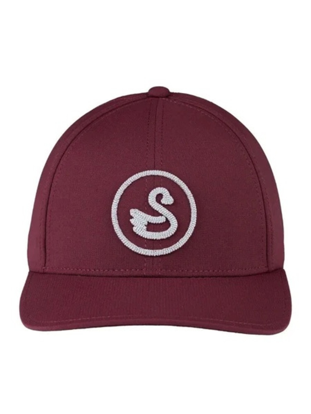 Swannies Golf "The Delta" Performance Snapback Maroon/Berry